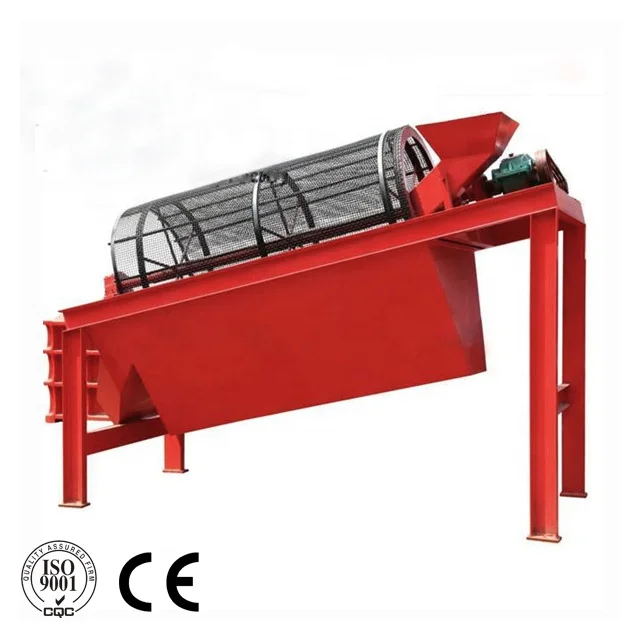 China Heavy Duty Organic Fertilizer Machine Sieve Trommel Screen Machine
