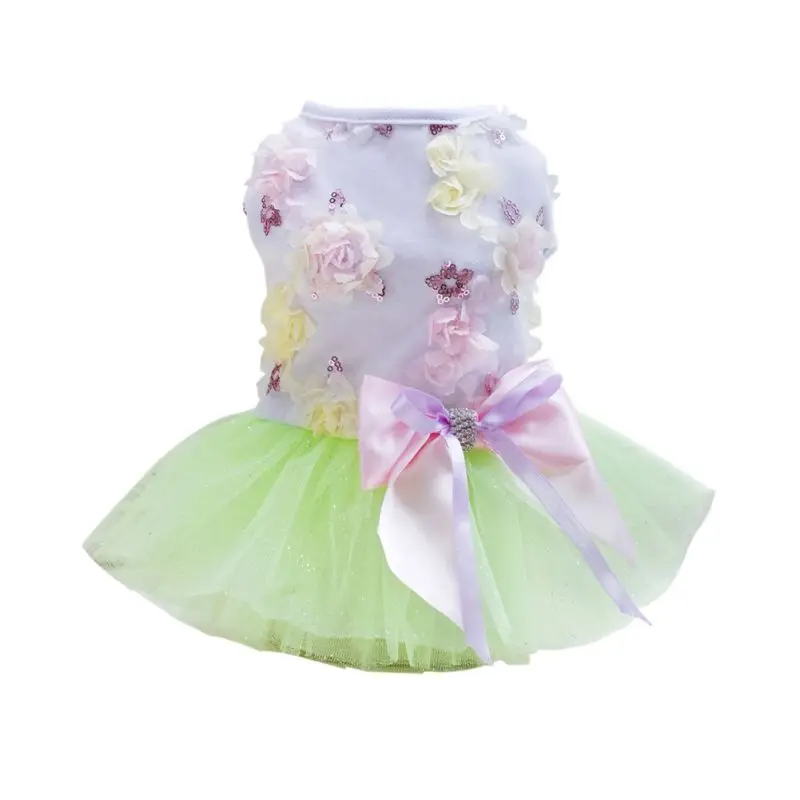 
Summer Fancy Wedding Princess Small Pet Puppy Dog Dresses 