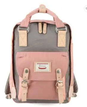 Custom korean cute nylon waterproof women backpack with logo