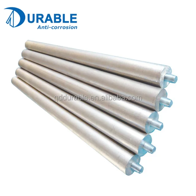 Sacrificial anode magnesium alloy anode cast magnesium rod for water heaters and water geysers