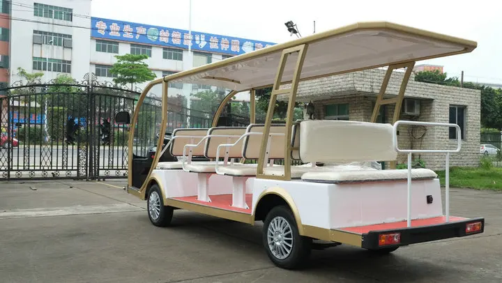 Export Europe new design 8 seater 11 seater 14 seater electric shuttle bus electric sightseeing car tourist car for hotel park