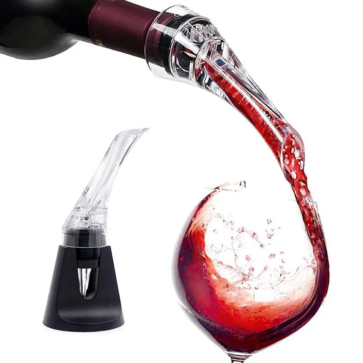 Quick Aerating Red Wine Magic Aerator Decanter Pourer with Stand
