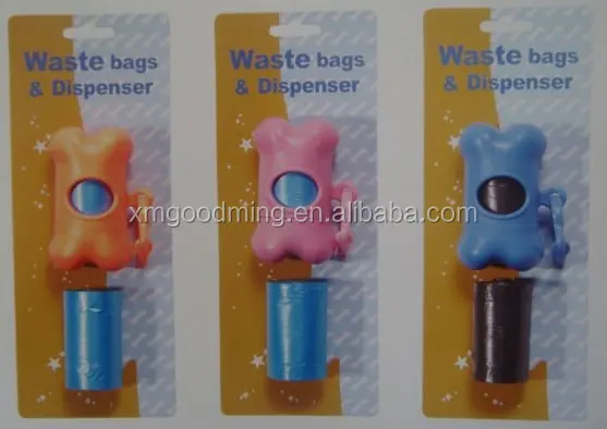 Собака отходов сумка диспенсер и заправки пластиковые собака с