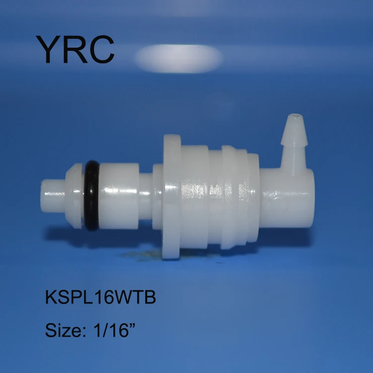 hose barb mini quick release plastic tubing 3/8 barbed elbow couplings