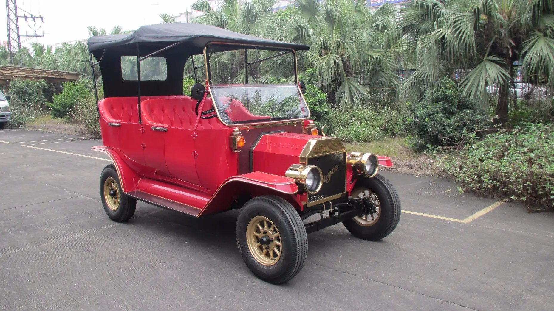 Electric Model T 5 Seater 48v Resort Club Car Golf Cart