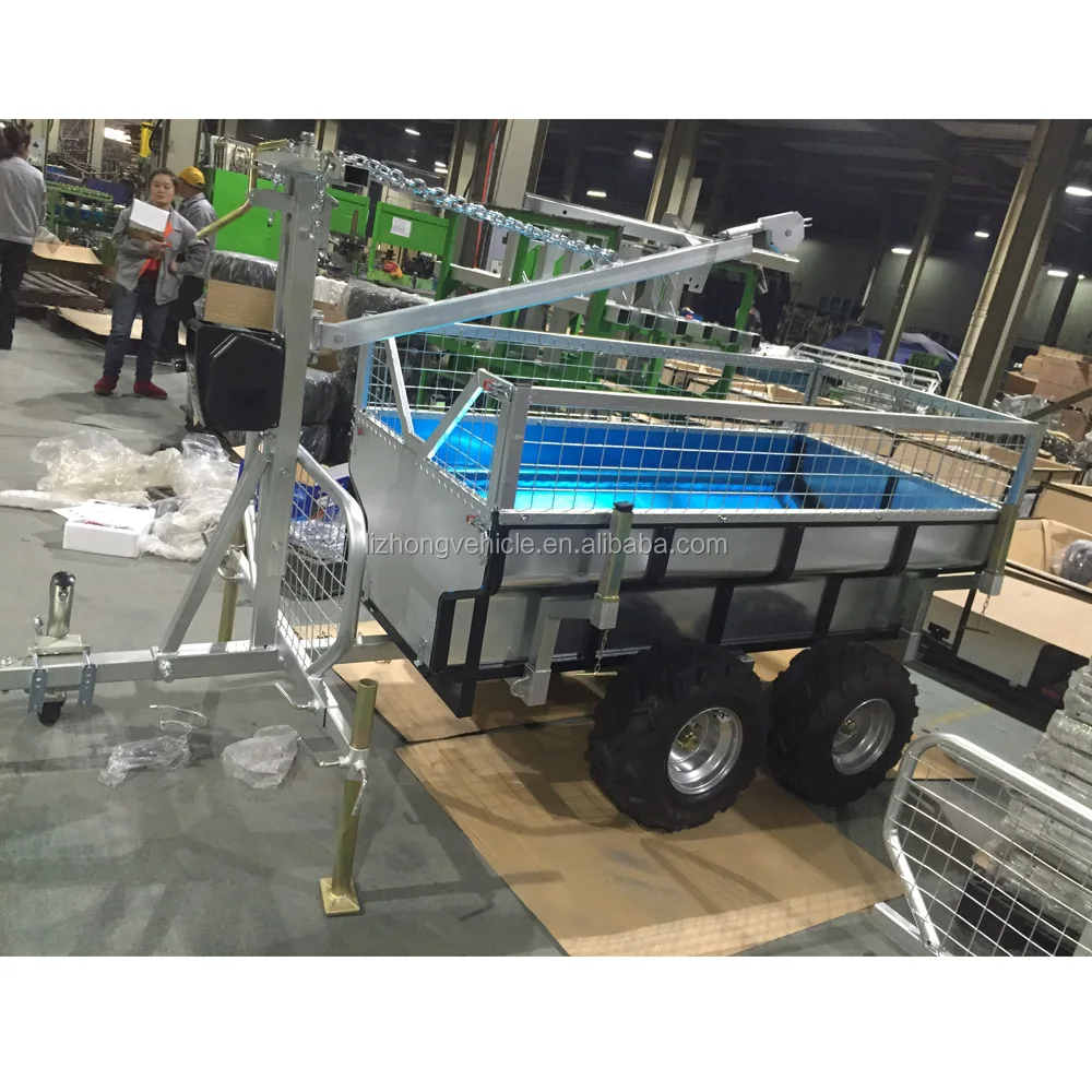 
China wholesale single axle trailer,atv forest trailer,atv log loader 
