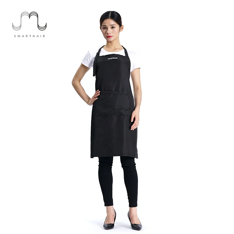 Custom Logo Fabric Beauty Apron Half Waterproof Barber Hairdresser Aprons Salon Hair Cut Apron Customized