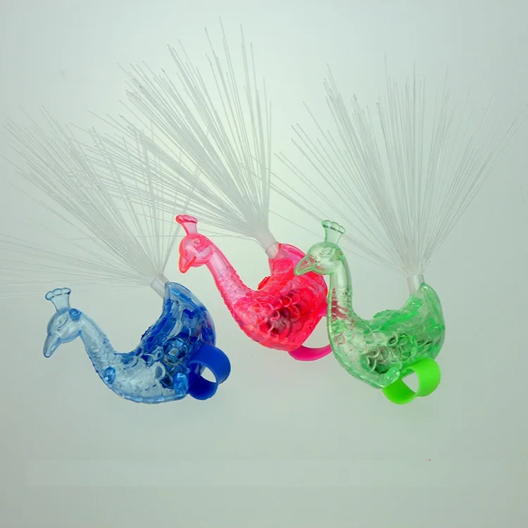 Светящиеся павлиньи огни для пальцев детские игрушки расширительные Поставки Горячие Летние подарки