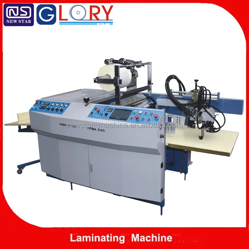 Новая Звезда Производитель YFMA-540A Автоматический Тепловой Фильм Вакуумный Ламинатор Для Бумаги