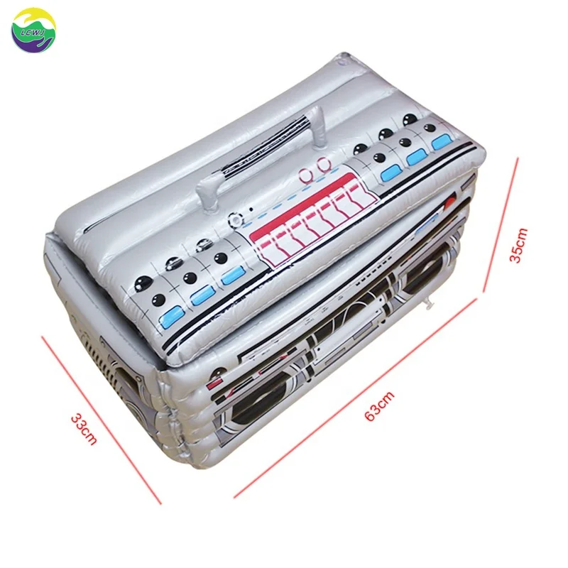 LC Giant Boom Box Inflatable Radio Ice Bucket Cooler Newest Summer Party Toys