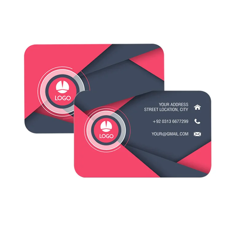 CMYK Printing Pvc Visiting Card With High Quality