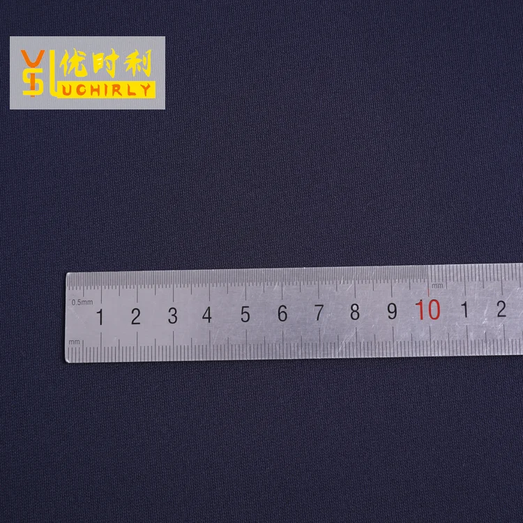 95% polyester 5% spandex twist polyester interlock fabric