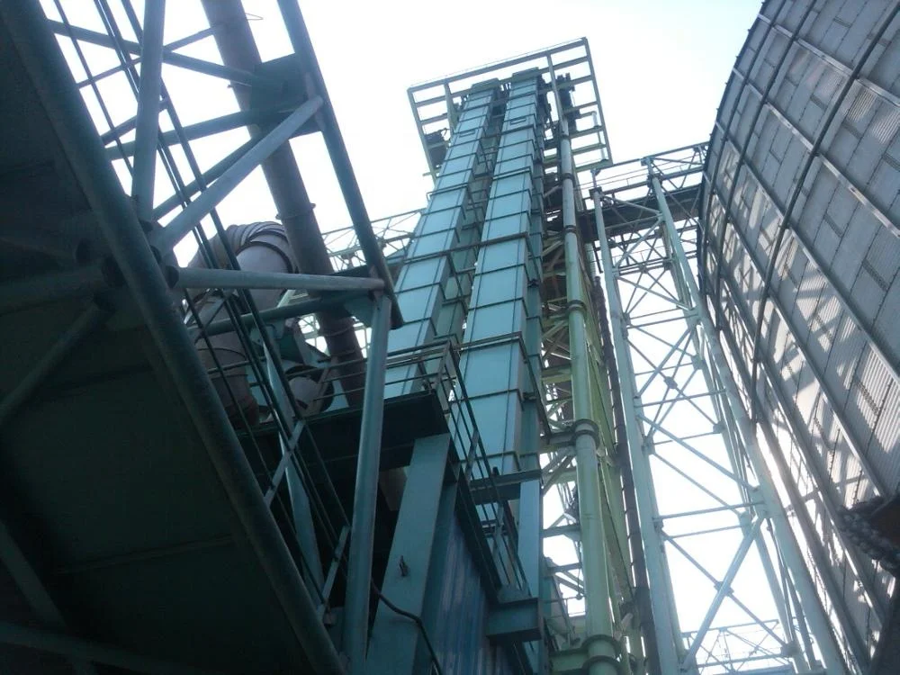 TD series grain cereal big head corn food grade rubber belt bucket elevator for sale