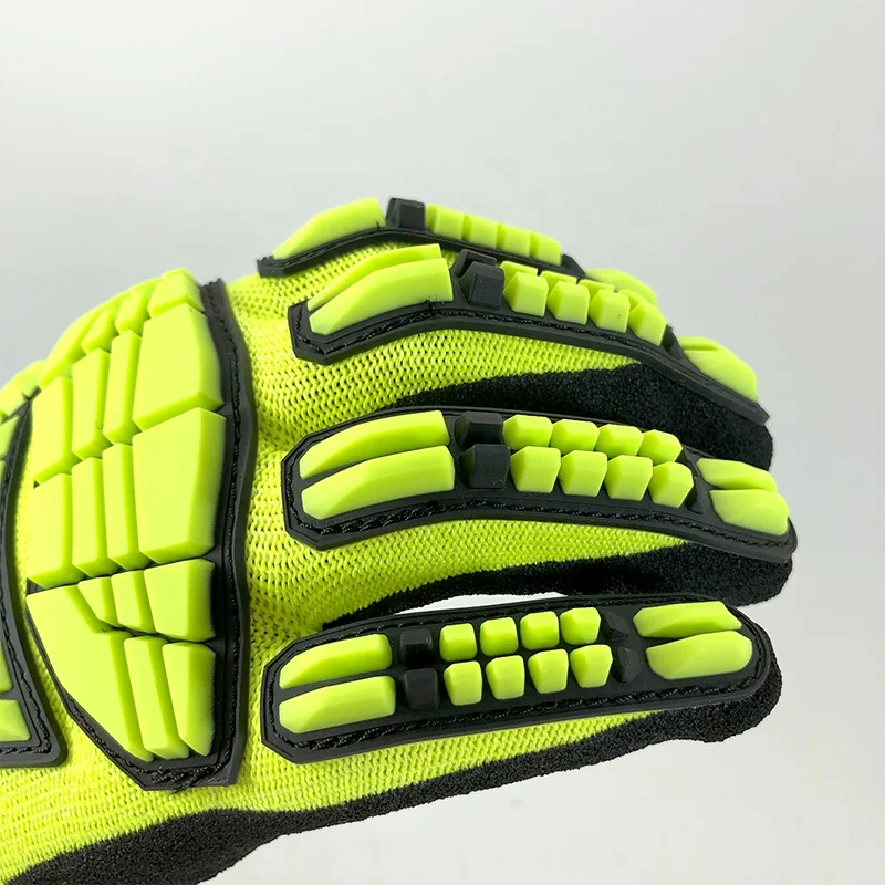 NMsafety  heavy duty labor protection oil and gas TPR impact Gloves CE EN388 4544EP