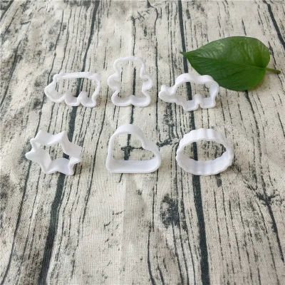 3D Plastic Colorful animal shaped fondant cake decorating Cookie Cutter