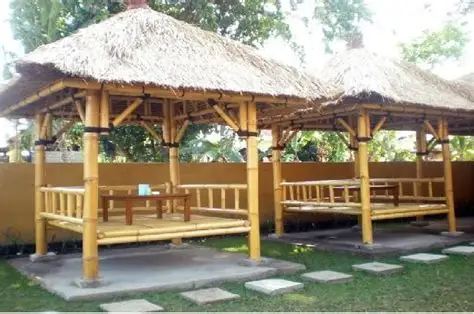 FD-16316bamboo gazebo,bamboo pergola,bamboo pavilion