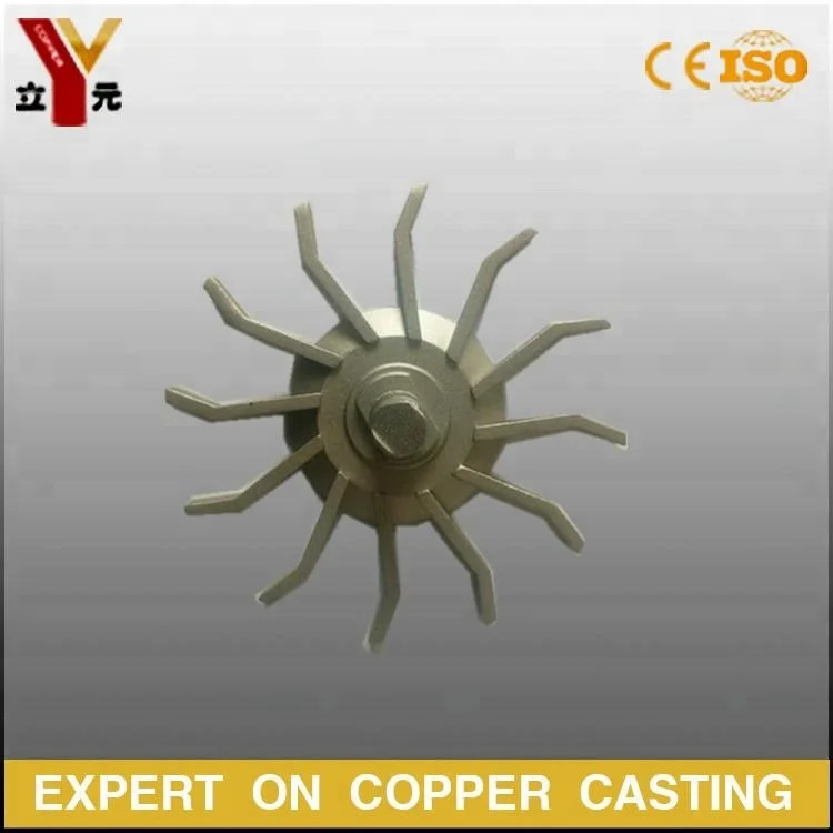
Customized investment casting bronze / brass Open and Closed type Impellers / Rotors 