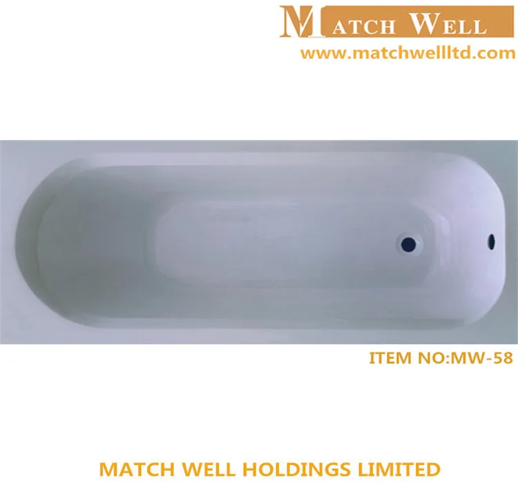 cheap plastic rectangular bathtub for fat people