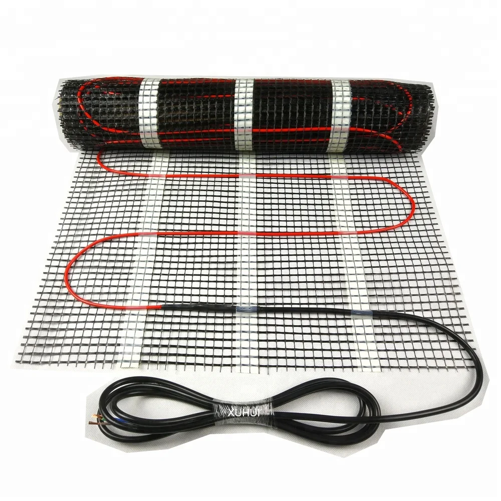 Electric floor heating mat FHMT with twin conductor