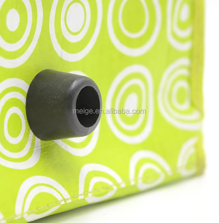 PP Woven Folding Grocery Trolley Shopping Bag With Wheels