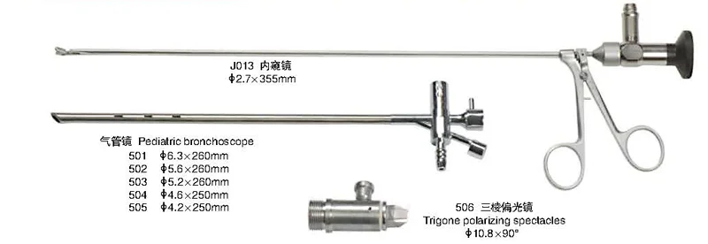 Optical crocodile forceps for endoscope ENT instruments