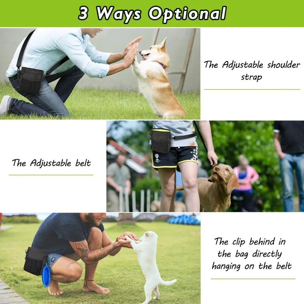 Лидер продаж Amazon 2019, Портативный Регулируемый мешочек для собак для тренировок