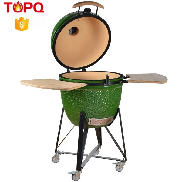 TOPQ Керамическая БАРБЕКЮ Курильщик Kamado Гриль На Углях