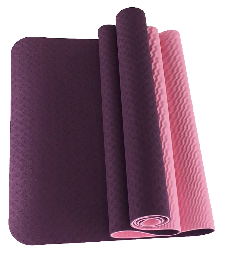 
Non toxic non slip 72x24x6mm Pilates Floor Exercises 1-color full Printing Exercise Fitness eco friendly Yoga mat tpe 