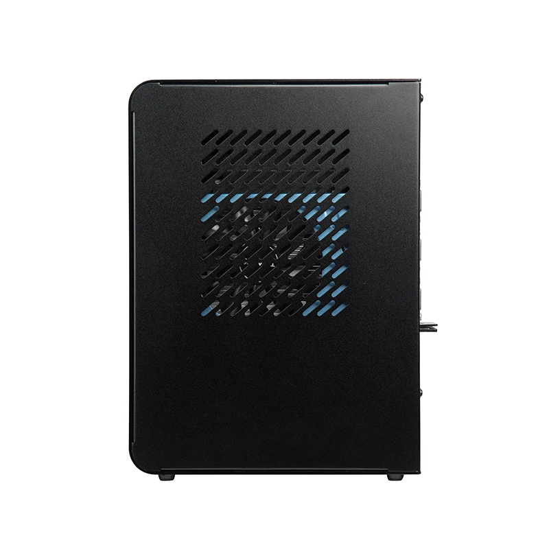 Корпус RGeek OEM U110 Micro ATX ITX, безвентиляторный мини-Корпус для ПК, прочный корпус для ПК, настольный шкаф с держателем для видеокарты