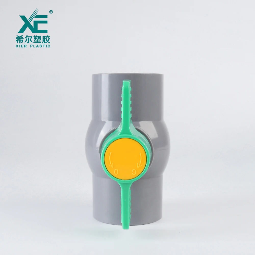 Professional durable free sample normal pressure quality pvc ball valve