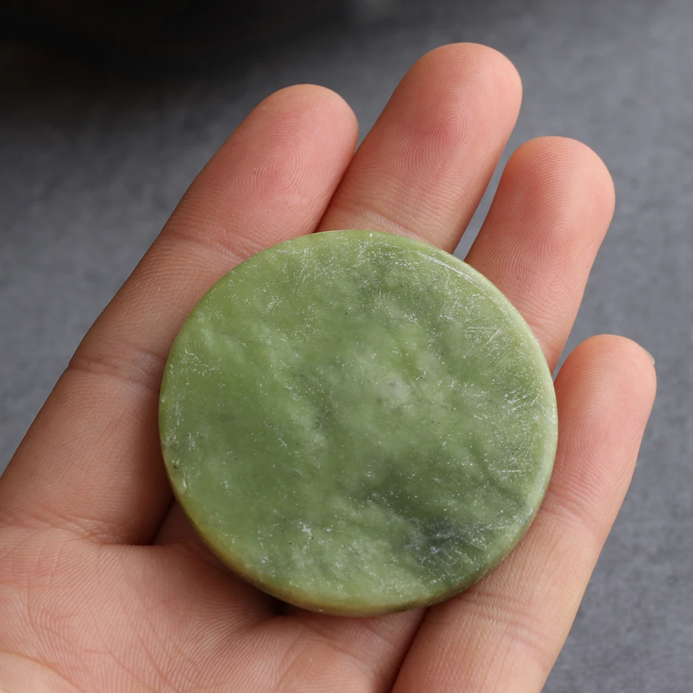 High Quality Round  Jade Stone Eyelash Extension Glue Jade Stone  lash extensions glue holder