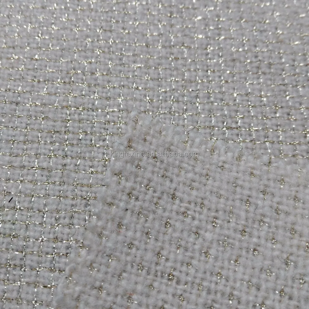 
high quality wool blend tweed fabric woven for clothing 