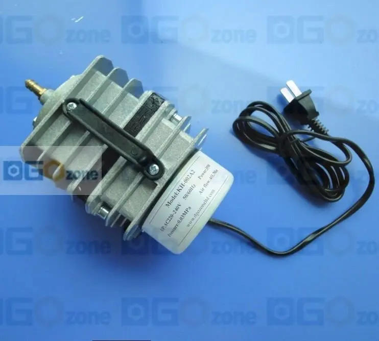 DGOzone 40L/min portable electromagnetic air pump 40 lpm air compressor aluminum alloy aquarium accessory