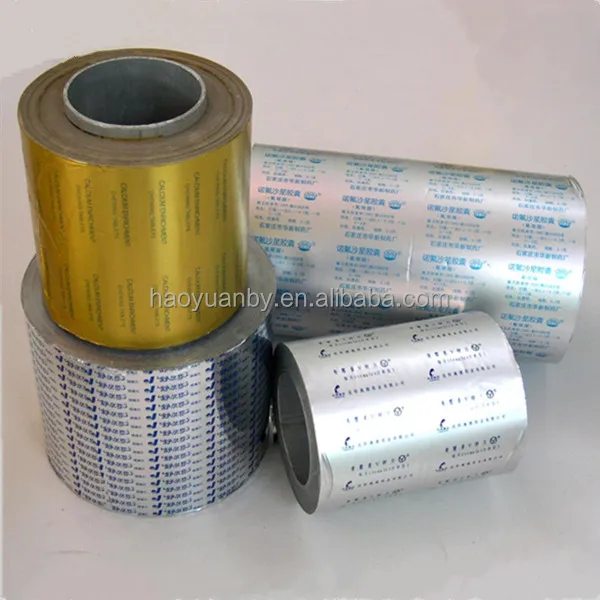 Печатная или непечатная блистерная алюминиевая фольга PTP