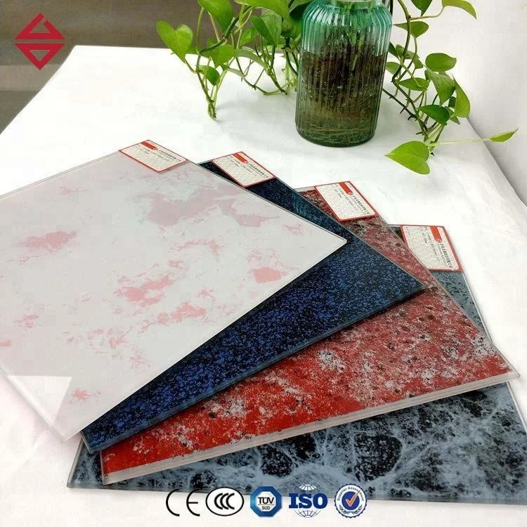 COLOR BACK PAINTED BUILDING GLASS TEMPERED CERAMIC SILKSCREEN GLASS PLATE PRICE