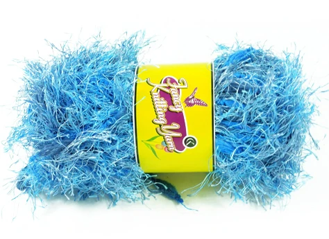 Пушистая пряжа для вязания, перо, искусственный мех, пряжа для ресниц