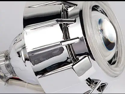 Auto Car Light Bi-xenon 3inch angel eyes colorful lamp bixenon projector lens headlightprojector lens fog lamp