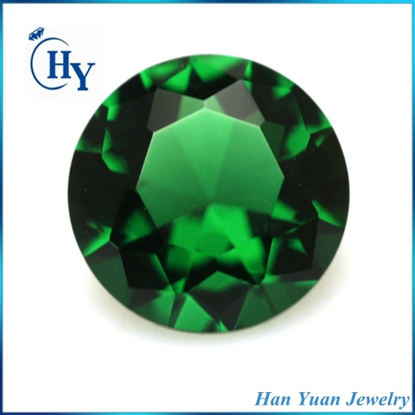 Wholesale large 12mm faceted diamond Cut Round Red Glass Gems