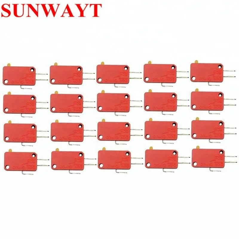 Three terminal Arcade Small Push Button microswitch/Arcade Game Machine Parts/cabinet Arcade game Microswitch