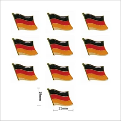 Wholesale printing Customized Germany Sweden Saudi Arab Germany Canada flag Metal Lapel Pin badge with Epoxy