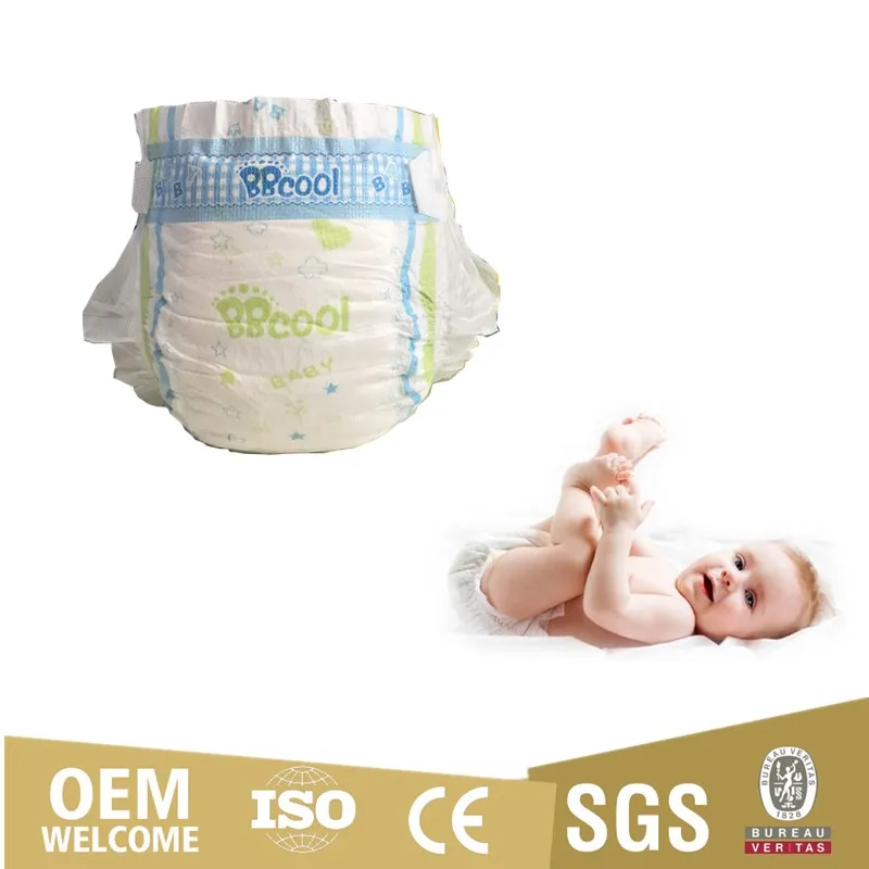 baby clothes sanitary paper diaper China factory disposable diapers