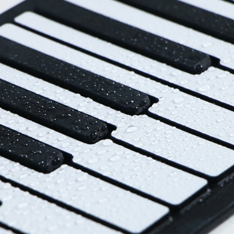 Hand rolling digital portable MIDI wireless flexible piano 88 keys USB keyboard with microphone