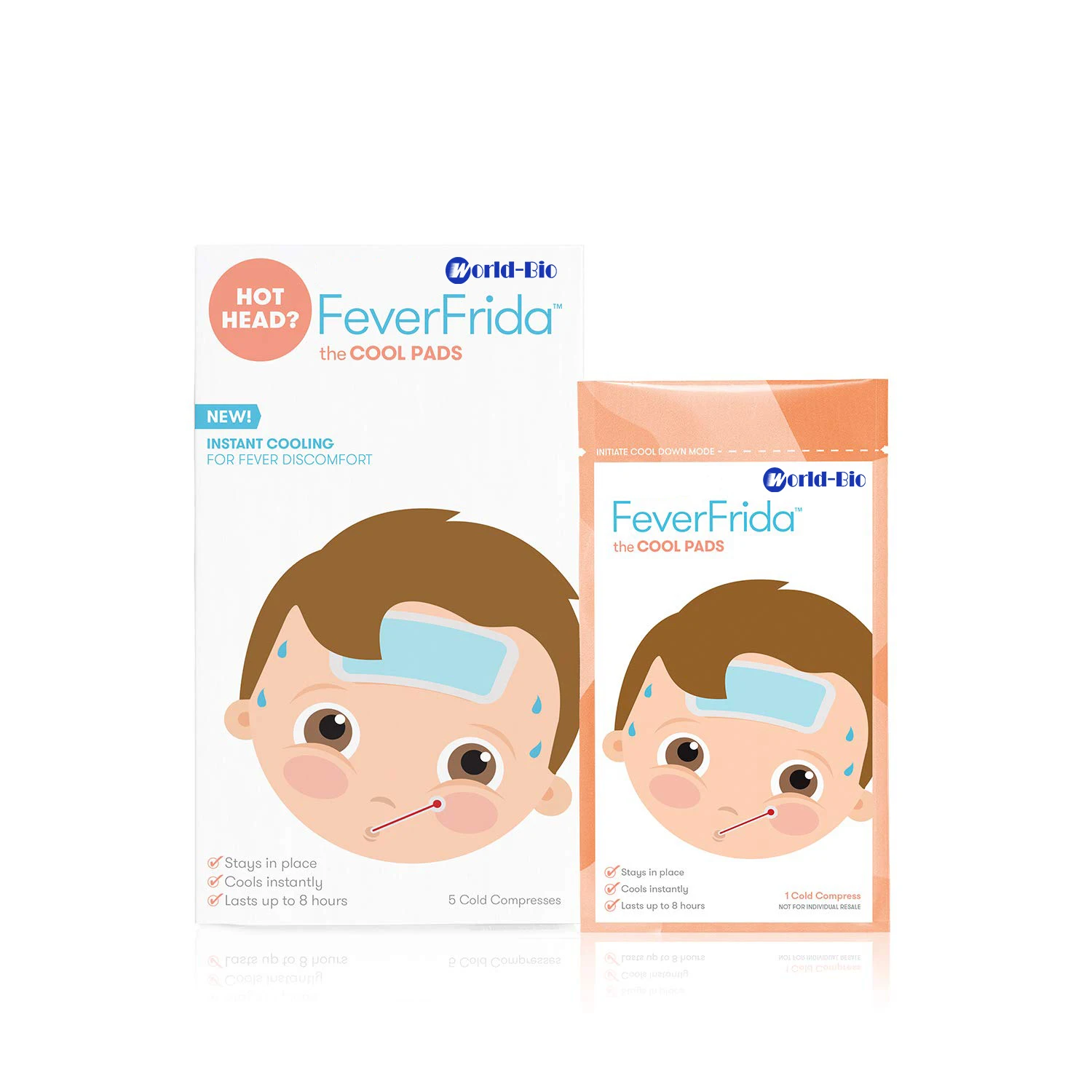 2023 Best Selling Baby Adult Fever Cooling Pads Plaster Fast Antipyretic Fever Reducing Gel medical Patch