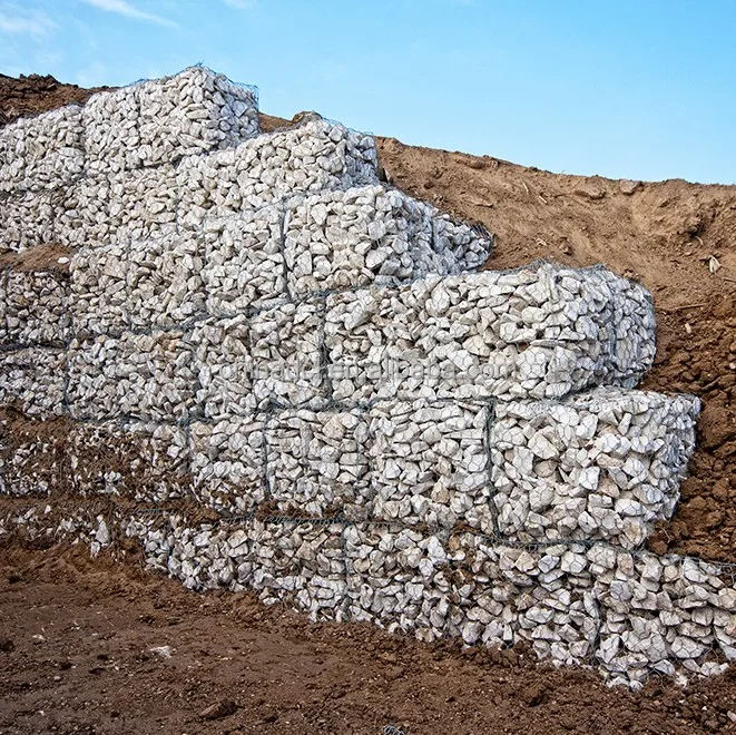 hexagonal woven steel wire mesh gabion/Maccaferri gabions