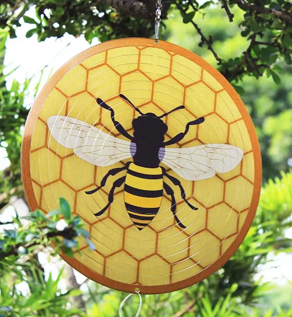 
High Quality Stainless Steel Animal Hanging Metal Wind Spinner For Home or Garden Decoration 