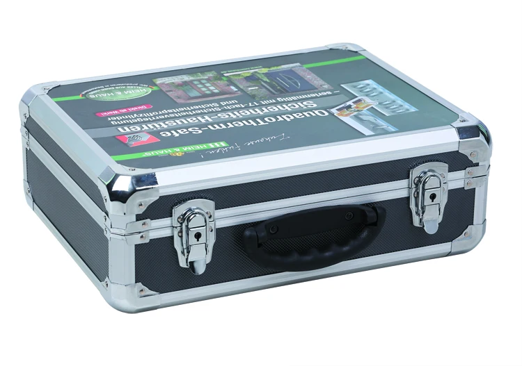 42X33X15cm Home Use Quake proof Aluminum Frame Eva Storage Case