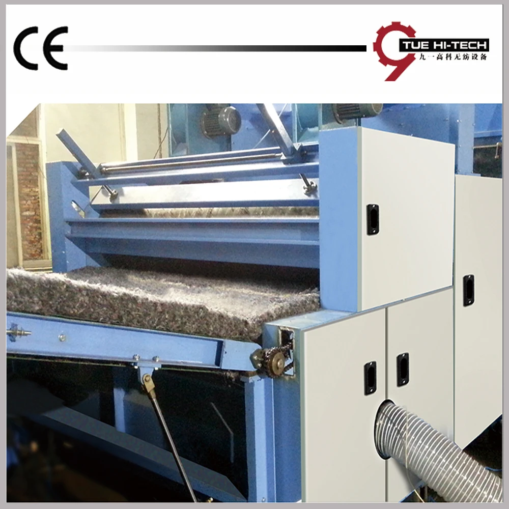 Suzhou TUE nonwoven machine airlay machine for waste felt production line