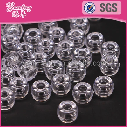 Children DIY Toys Transparent 6mm Pony Beads Acrylic Beads Wholesale