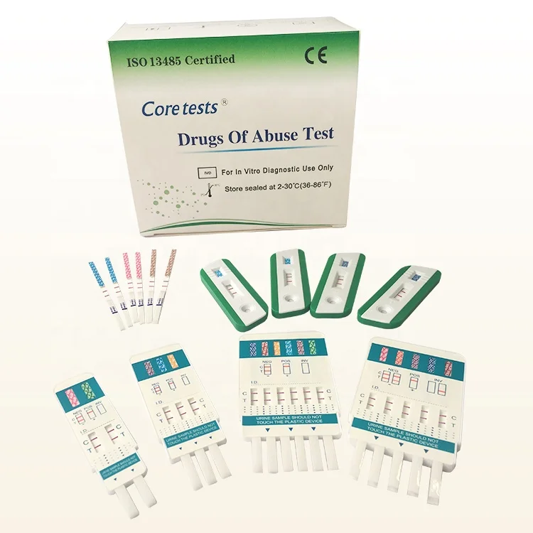 
Factory Price Precise Hygiene Onestep Colloidal Gold Multi Drug Test Kit 
