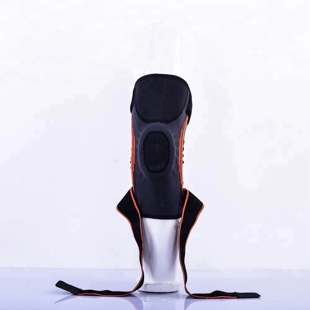 Elastic Ultra Flex Athletics Knitted Knee Compression Support Sleeve with Silicone Patella Ring Compression Knee Sleeve Brace